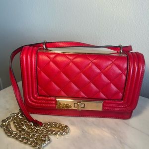 Aldo crossbody red handbag
